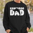 Kangaroo Lover 'Kangaroo Dad' Zoo Keeper Animal Sweatshirt Gifts for Him