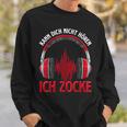 Kann Dich Nicht Hören Ich Zocke I Pc Gamer Headset Half Sleeve Sweatshirt Geschenke für Ihn