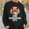 Keine Morgensonne Bitte Morgenmuffel Sweatshirt Geschenke für Ihn