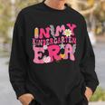 In My Kindergarten Era Back To School Kindergarten Retro Sweatshirt Gifts for Him