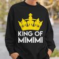 King Of Mimimi Statement Ironie Slogan Sweatshirt Geschenke für Ihn