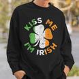 Kiss Me I'm Irish Saint Patrick Day Sweatshirt Gifts for Him