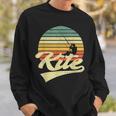 Kite Kiten Kiteboarding Kitesurfing Surf Vintage Retro Sweatshirt Geschenke für Ihn