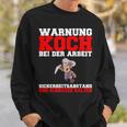 Koch Warnung German Language Sweatshirt Geschenke für Ihn