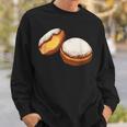 Krapfen Faschingskrapfen Berlin Pancakes Sweatshirt Geschenke für Ihn