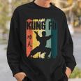 Kung Fu Retro Vintage Sunset Chinese Martial Arts Sweatshirt Geschenke für Ihn