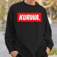 Kurwa Poland Polska Sweatshirt Geschenke für Ihn