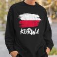 Kurwa Polska Poland Polish Sweatshirt Geschenke für Ihn