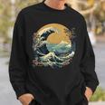 La Gran Ola Y Las Montañas Arte Japonés Kanagawa Camisa de entrenamiento Regalos para él