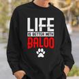 La Vie Est Meilleure Avec Baloo Dog Name Sweater e Cadeaux pour lui