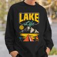 Lake Life Camping Wandern Angeln Bootfahren Segeln Lustig Outdoor Sweatshirt Geschenke für Ihn