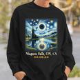 Lake Total Solar Eclipse Niagara Falls Ontario Canada Sweatshirt Gifts for Him
