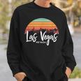 Las Vegas Nevada Sunset Vintage Retro Skyline Sweatshirt Geschenke für Ihn