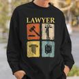 Lawyer Law School Graduation Student Litigator Attorney Sweatshirt Gifts for Him