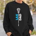 Lax Dad Lacrosse Blue Sweatshirt Gifts for Him