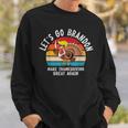 Let's Go Branson Brandon Thanksgiving And Trump Turkey Sweatshirt Gifts for Him