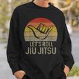 Let's Roll Jiu Jitsu Hand Brazilian Bjj Martial Arts Sweatshirt Gifts for Him