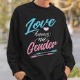 Lgbt Transgender -Love Knows No Gender With Arrows Sweatshirt Gifts for Him