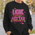 Liebe Vergeht Hektar Ist Ist Landwirt Sweatshirt Geschenke für Ihn