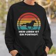 My Life Is A Ponyhfof Ich Liebe Mein Pferd Pony Sweatshirt Geschenke für Ihn