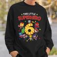 This Little Superhero Is 6 Birthday Superhero 6 Year Old Boy Sweatshirt Gifts for Him