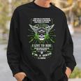 I Live To Ride Motorcycle Biker Gear Skull Weekend Warrior Sweatshirt Gifts for Him