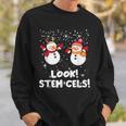 Look Stem Cells Xmas Holiday Winter Season Lover Sweatshirt Gifts for Him