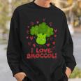 I Love Broccoli S Sweatshirt Geschenke für Ihn