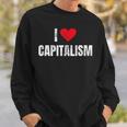 I Love Capitalism Capitalism Capitalists Sweatshirt Geschenke für Ihn