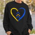 Love World Down Syndrome Awareness Day 3 Arrows In Heart Sweatshirt Gifts for Him