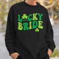 Lucky Bride Groom Couples Matching Wedding St Patrick's Day Sweatshirt Gifts for Him