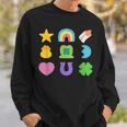 Lucky Cereal Marshmallow Shapes Magically Charms Delicious Sweatshirt Gifts for Him