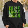In My Lucky Era St Patrick Paddy Day Retro Disco Sweatshirt Gifts for Him