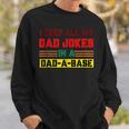 Lustige Papa-Witze In Dad-A-Base-Vintage Zumatertag Heilig Sweatshirt Geschenke für Ihn