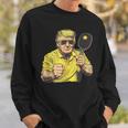 Lustiges Trump-Spiel Pickleballatertag Papa Weihnachten Sweatshirt Geschenke für Ihn