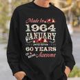 Made In January 1964 Limited Edition 60Th Birthday For Women Sweatshirt Gifts for Him