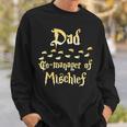 Magical Dad Manager Of Mischief Matching Family Birthday Sweatshirt Gifts for Him