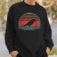 Magpie Bird Retro Vintage 80S Style Sweatshirt Gifts for Him