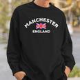 Manchester England Uk United Kingdom Union Jack Flag City Sweatshirt Gifts for Him