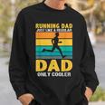 Marathon Run Papa Marathon Runner Sweatshirt Geschenke für Ihn