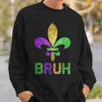 Mardi Gras Bruh Carnival Sweatshirt Gifts for Him