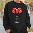 Maritim Anker Luftballons Geburtstag Grüße Seemann Ahoi Sweatshirt Geschenke für Ihn