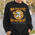 Mathletic Department 314159 Pi Day Math Teacher Sweatshirt Gifts for Him