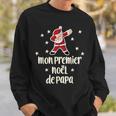 Mein Erstes Weihnachtsfeston Papa Dabbing Santa Eltern Sweatshirt Geschenke für Ihn