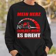 Mein Herz Schlägt Nicht Es Dreh- Motorcycle Biker Sweatshirt Geschenke für Ihn