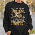 Mein Menschen Kostüm Eigentlich Bin Ich Faultier My People Costume Sweatshirt Geschenke für Ihn