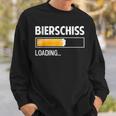 Men's Bierschiss Saufen Bier Malle Witz Saying Black Sweatshirt Geschenke für Ihn