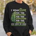 Mental Health Awareness Matters Support I Wear Green Warrior Sweatshirt Gifts for Him