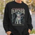 Meowdy Partner Cowboy Cat Country Western Cat Sweatshirt Gifts for Him