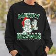 Merry Rizz-Mas Sweatshirt Gifts for Him